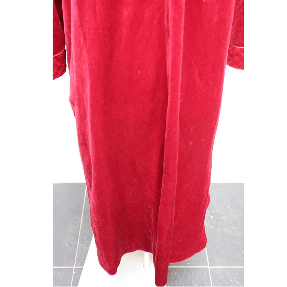Dior Red Velvet Robe - Picture 8 of 10
